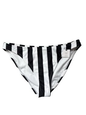 Shade & Shore Black and White Bikini Bottom